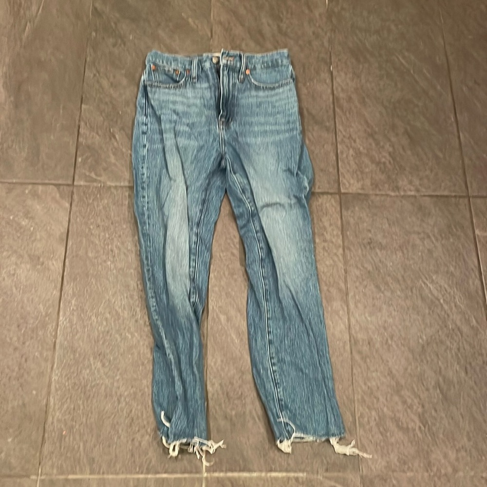 Straight leg Madewell jeans